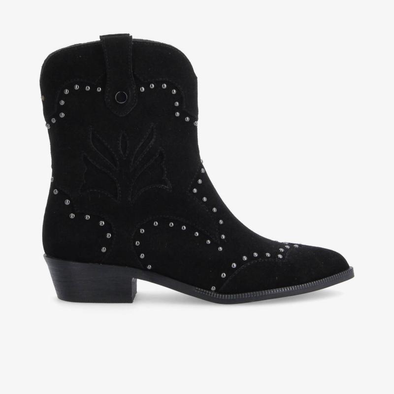 MAIA BOOTS W - SUEDE - BLACK